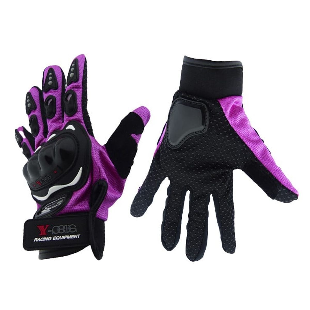 GENERICO - GUANTE PARA MOTO Y-PEOG PARA MUJER CON PROTECCION  ROSA