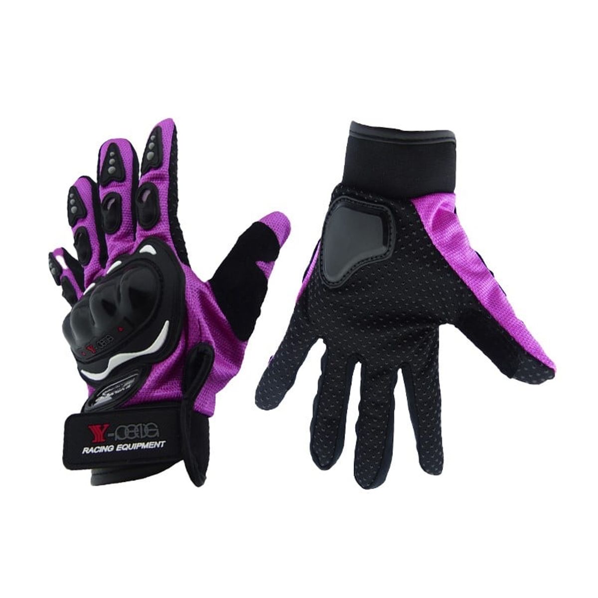 GENERICO - GUANTE PARA MOTO Y-PEOG PARA MUJER CON PROTECCION  ROSA