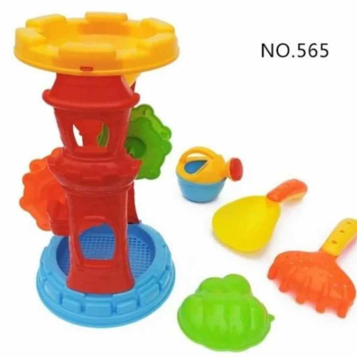 OEM - SET DE PLAYA MOLDES JUGUETE DE ARENA - A624 COLORES