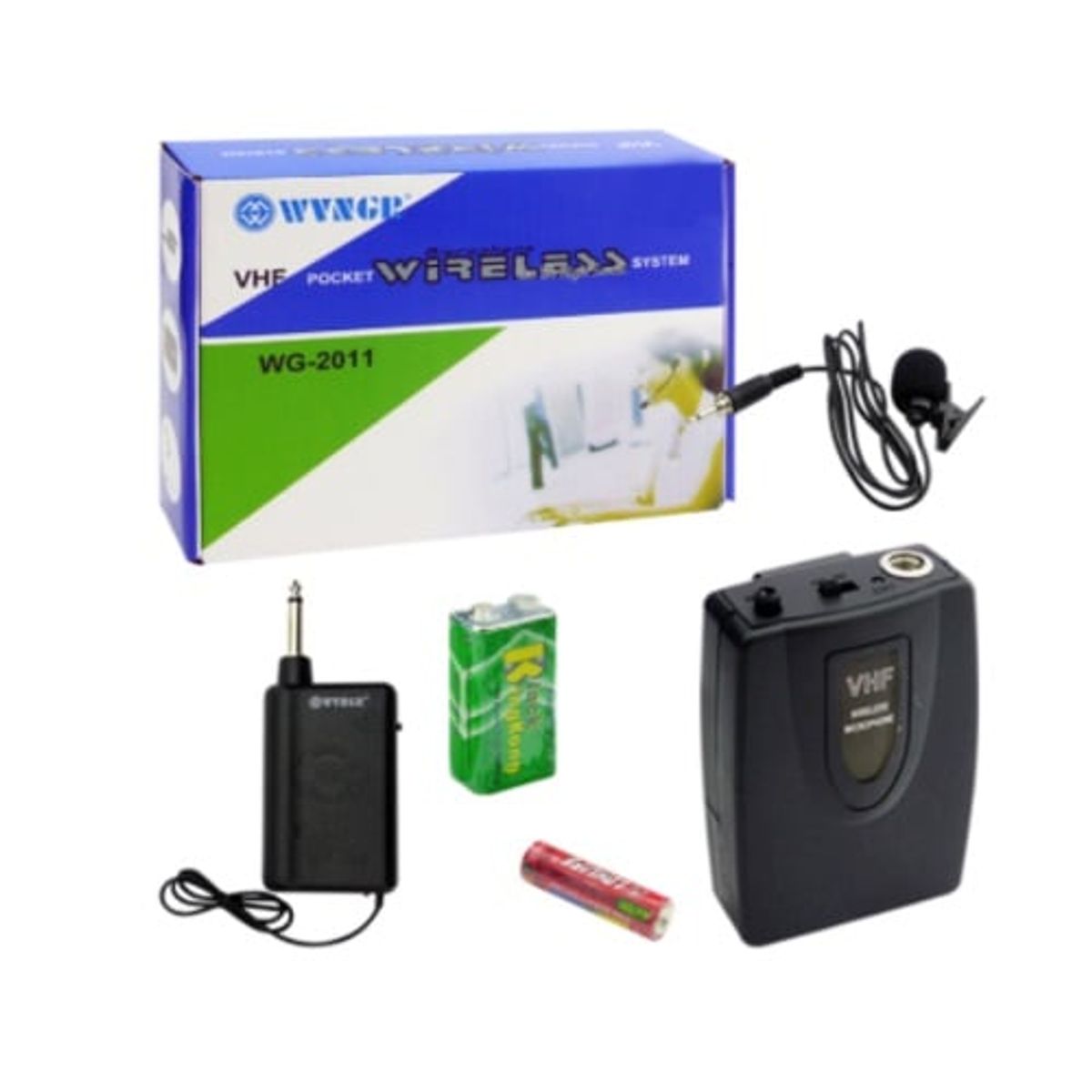 GENERICO - Micrófono de solapa inalámbrico WG-2011