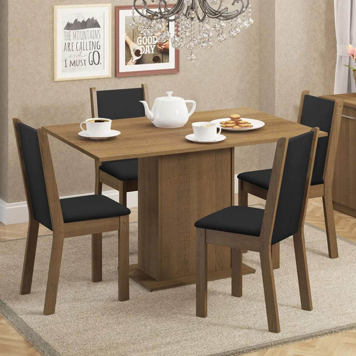 VEKKAHOME - COMEDOR 4S CELINE GRECO (273030 + 273029)
