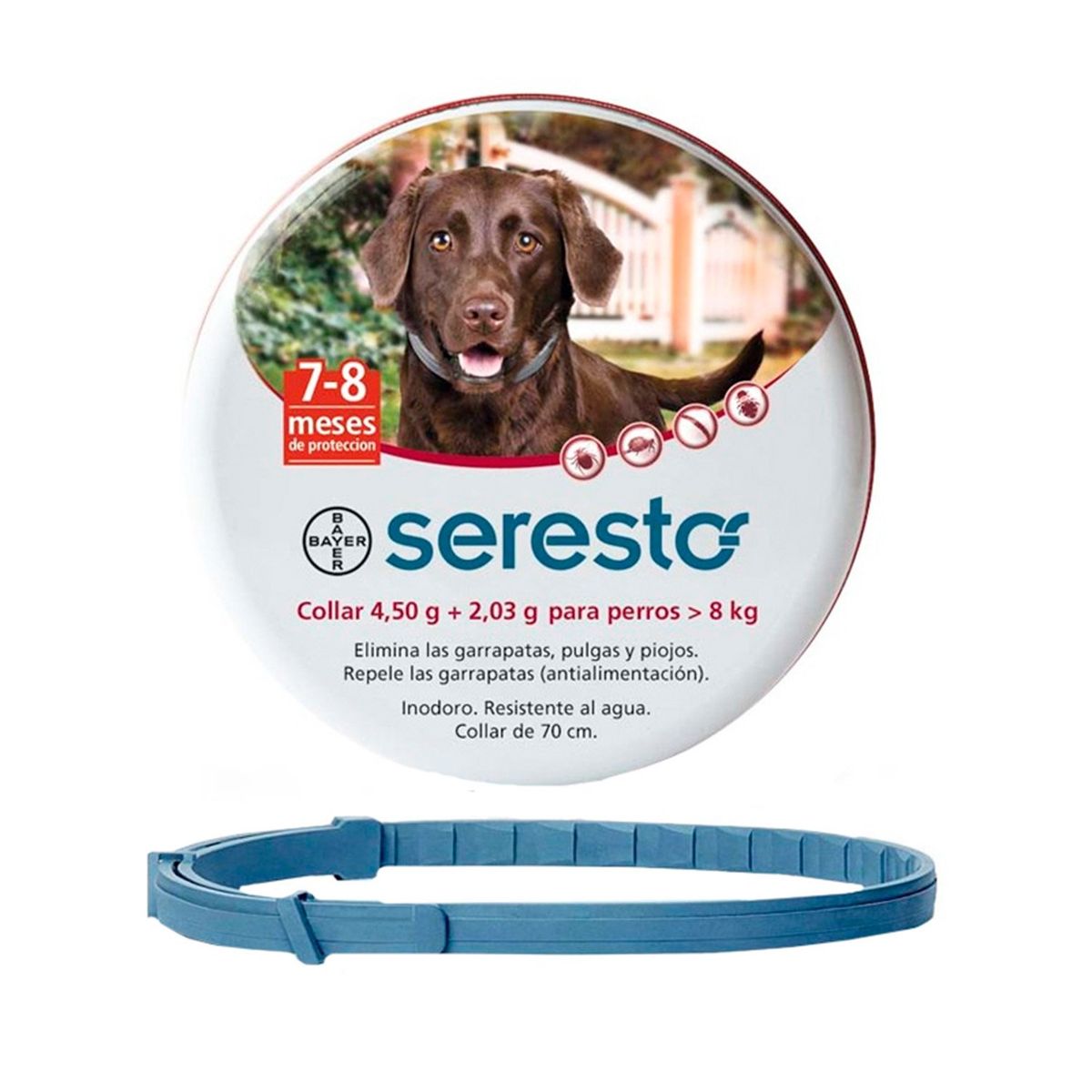ELANCO - Collar Antiparasitario Seresto Perros Mayores de 8kg