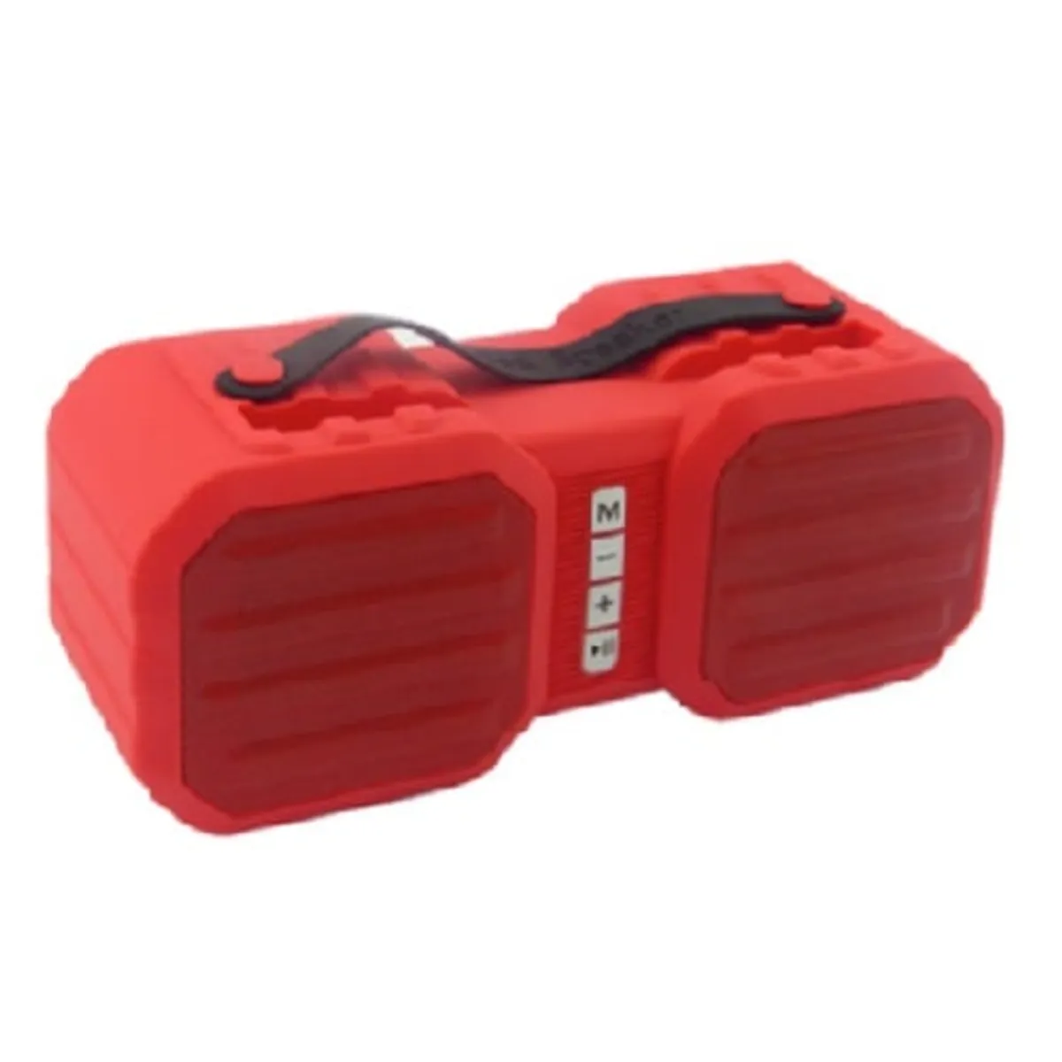 GENERICO - Parlante MU-X8 Bluetooth porta celular Rojo