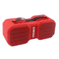 GENERICO - Parlante MU-X8 Bluetooth porta celular Rojo
