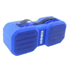 GENERICO - Parlante MU-X8 Bluetooth porta celular Azul