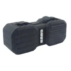 GENERICO - Parlante MU-X8 Bluetooth porta celular Negro