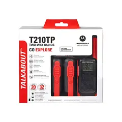 MOTOROLA - T210TP Kit Pack 3 Radio Portatil 22 CANALES