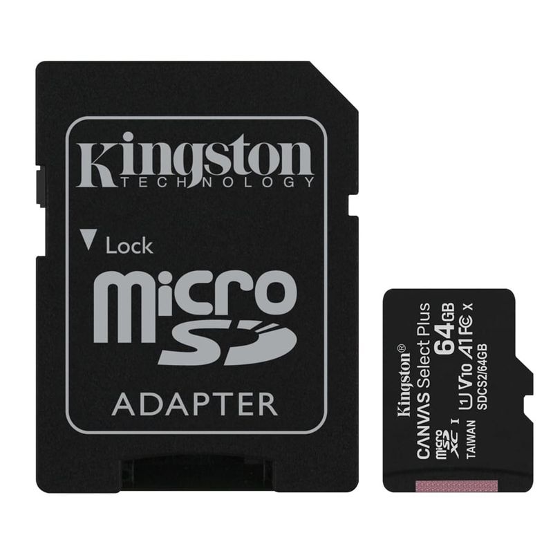 KINGSTON - Micro Sd Kingston Select Pls 100r C10 64gb KINGSTON