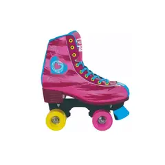 GENERICO - +Patines Rush Girl Cuatro Ruedas Artístico Corazones 35