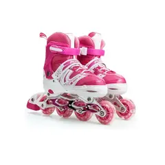GENERICO - Patines De Linea Para Niño Niña Rosa M
