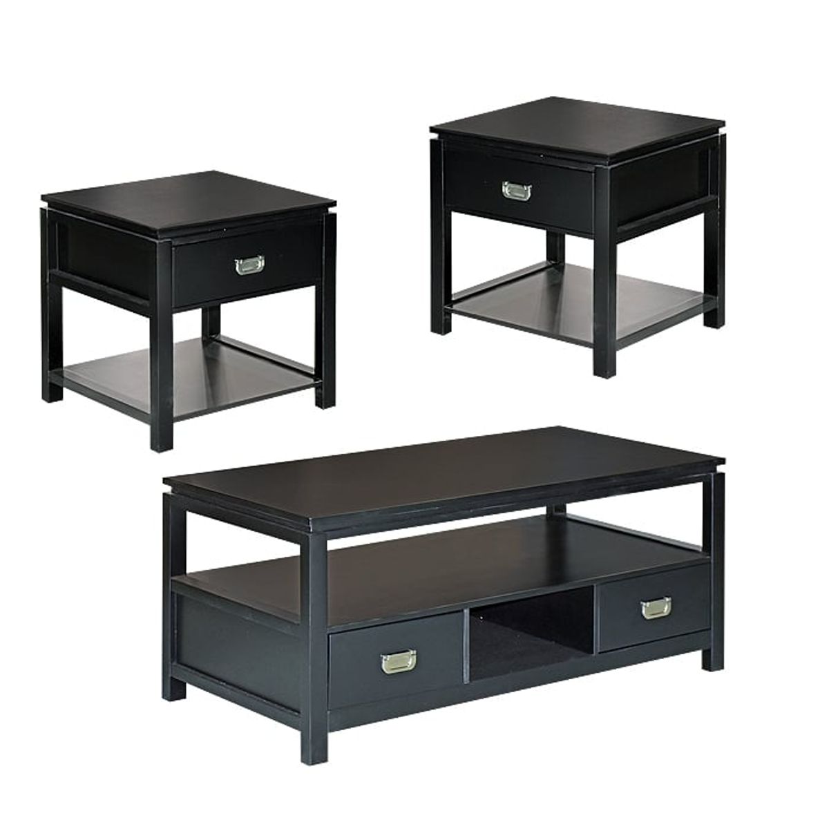 MSA MUEBLES SANTA ANA - Juego Mesa Centro Ernest 3 Piezas