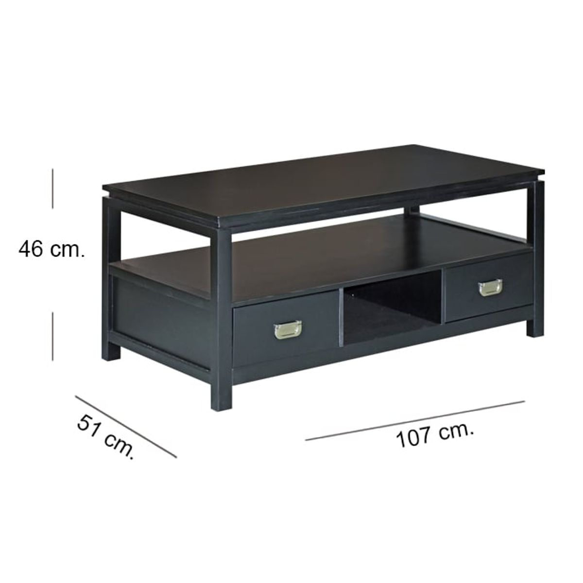 MSA MUEBLES SANTA ANA - Juego Mesa Centro Ernest 3 Piezas