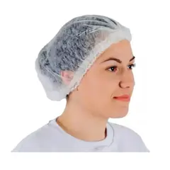 GENERICO - Cofias Desechable Gorro Blanca ( 500 Unidades ) Gorro Clip