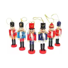 GENERICO - X6 Cascanueces Navideños Adornos Para Arbol De Navidad