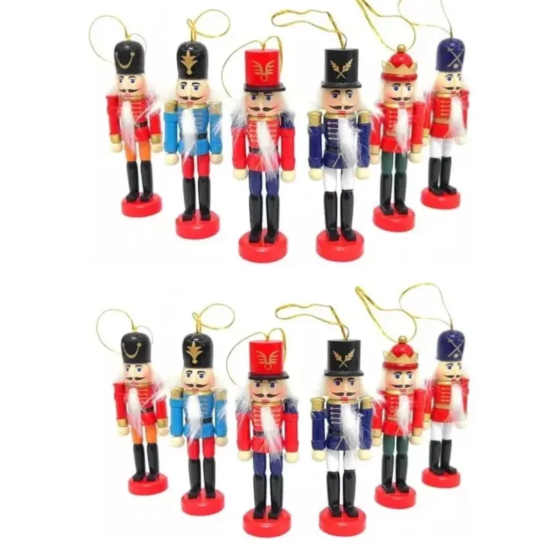 GENERICO - X12 Cascanueces Navideños Adornos Para Arbol De Navidad