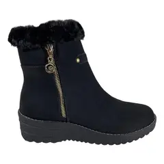 VIA UNO - Botin Mujer Negro 12085401