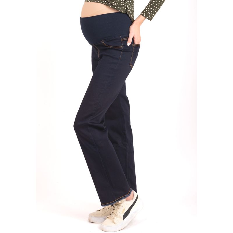 MADREMIA - Jeans Maternal Recto Azul Madremia