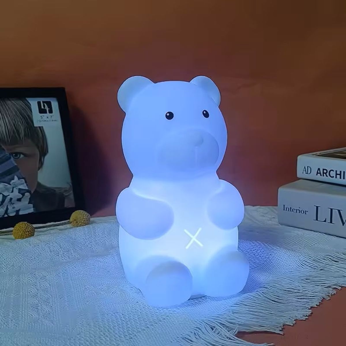 GENERICO - Lámpara Diseño Oso Espanta Cuco De Silicona Suave -led Usb