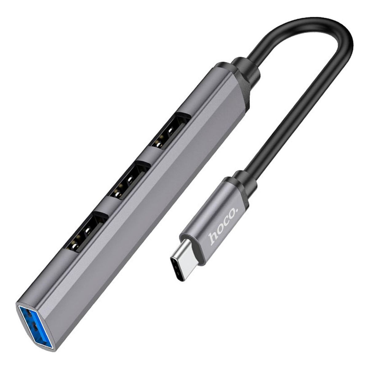 HOCO - HUB USB HOCO PREMIUM HB26 4 EN 1 3.0