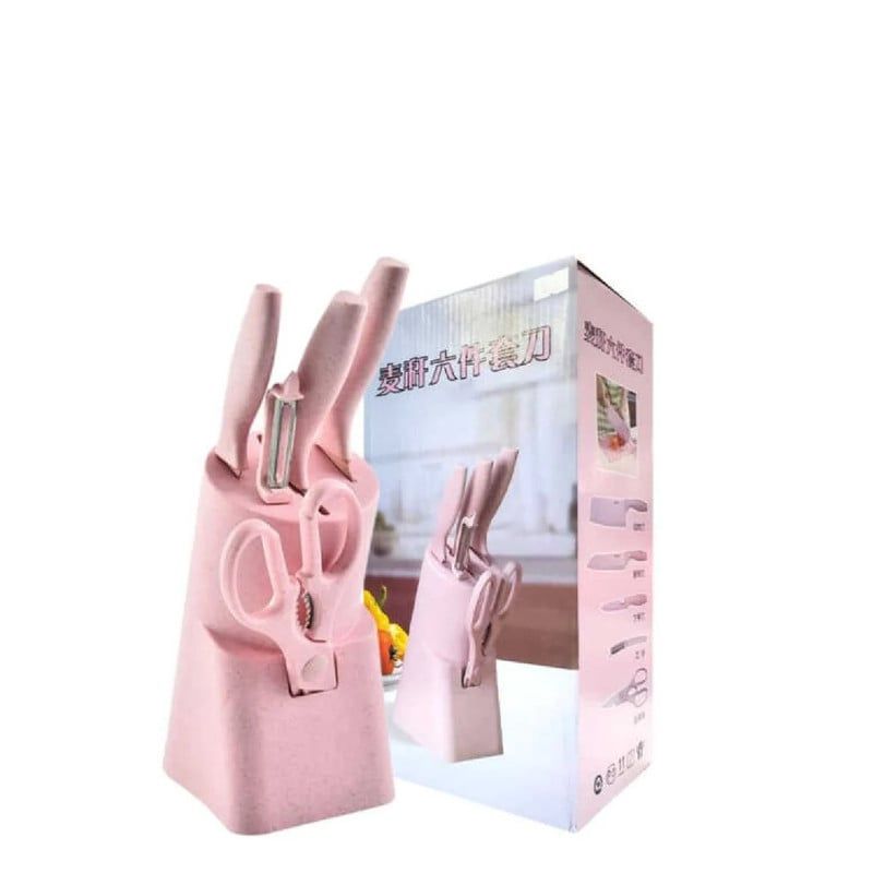 ANGELES DEL HOGAR - JUEGO DE CUCHILLOS DE COCINA SET DE 5 PIEZAS