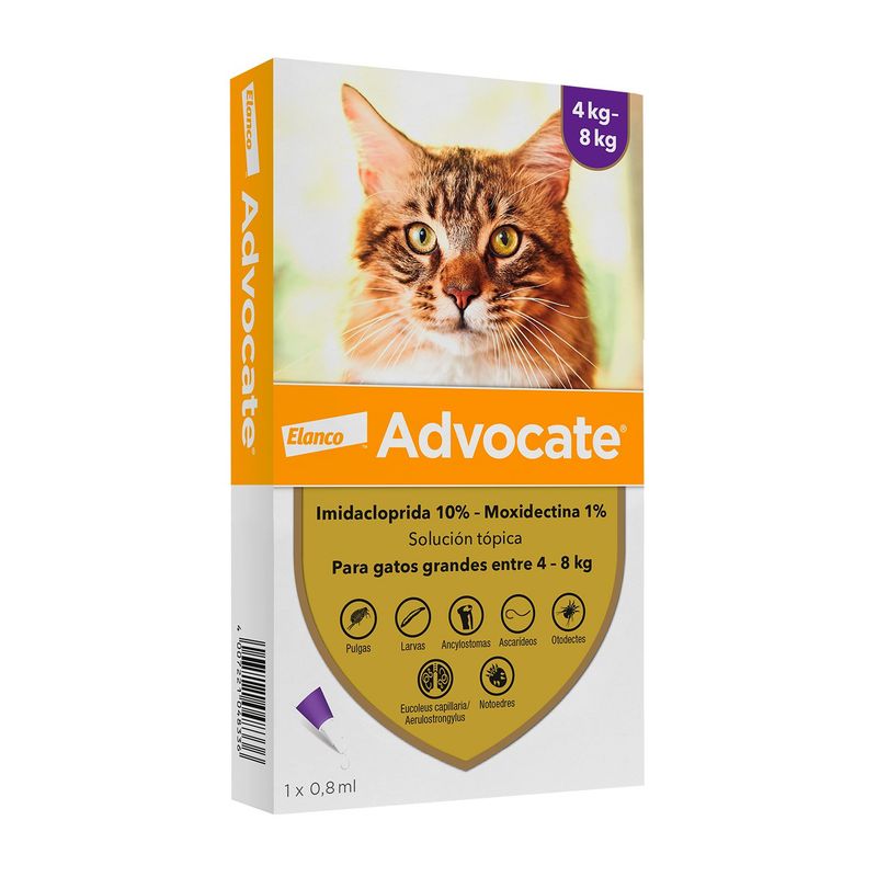 ELANCO - Antiparasitario Gato Advocate Pipeta 4-8kg