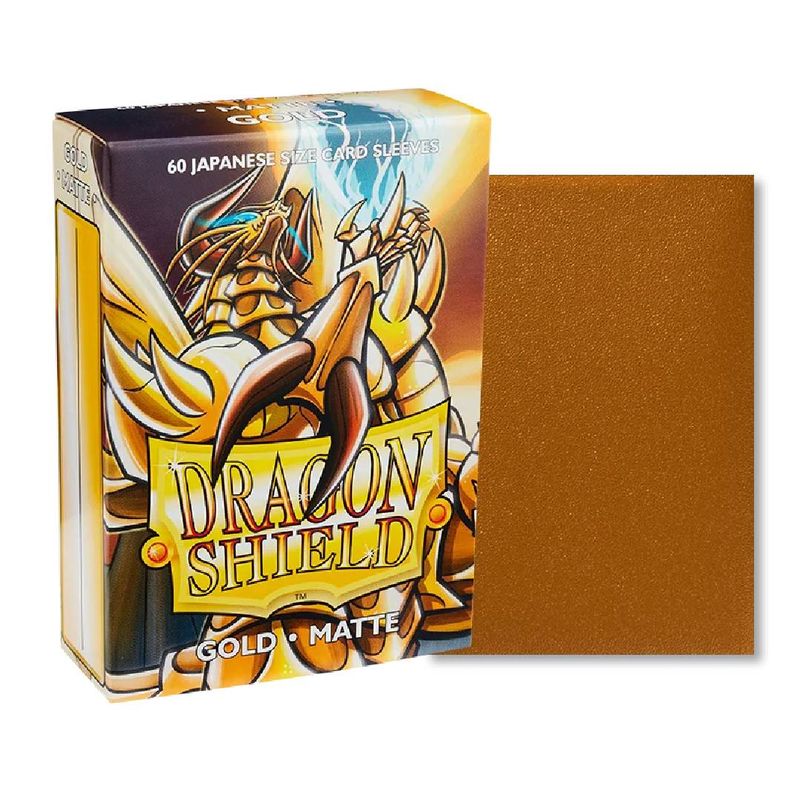 Dragon Shield - Protectores Dragon Shield 60 Japanese - Matte Gold