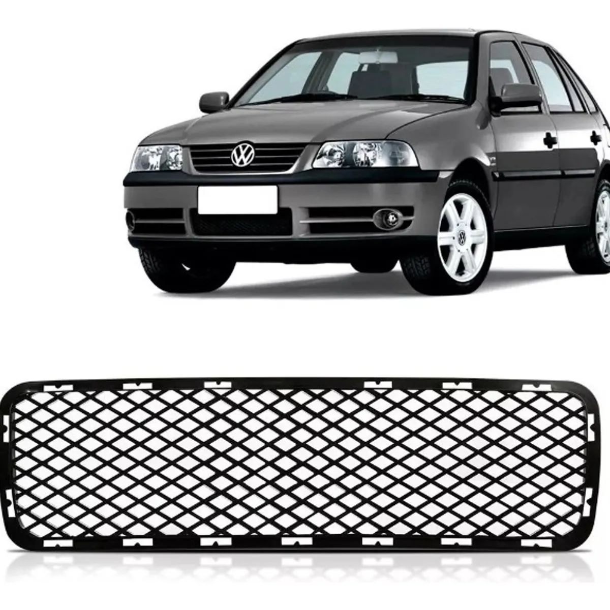 001 NUMBER ONE BRASIL - Rejilla Parachoque Central Volkswagen Gol G3 Fase 2 0306