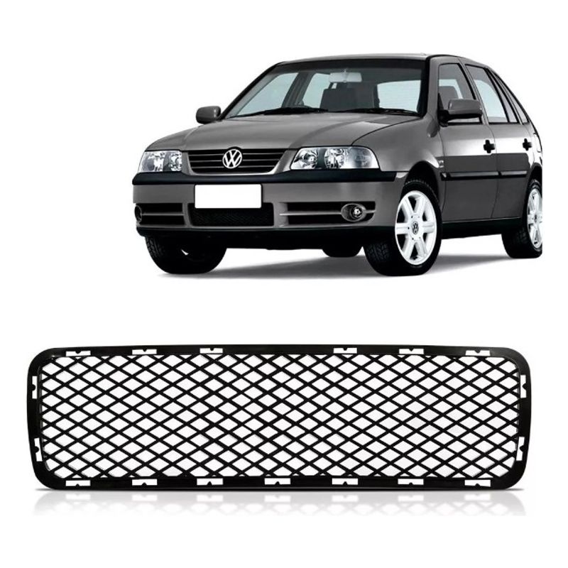 001 NUMBER ONE BRASIL - Rejilla Parachoque Central Volkswagen Gol G3 Fase 2 0306