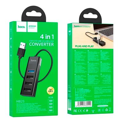 Imagen 2 del producto HUB USB HB25 PREMIUM 4 EN 1 3.0.