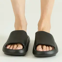 BARBIZON - Pantufla de Mujer Zapatilla Nube Negro