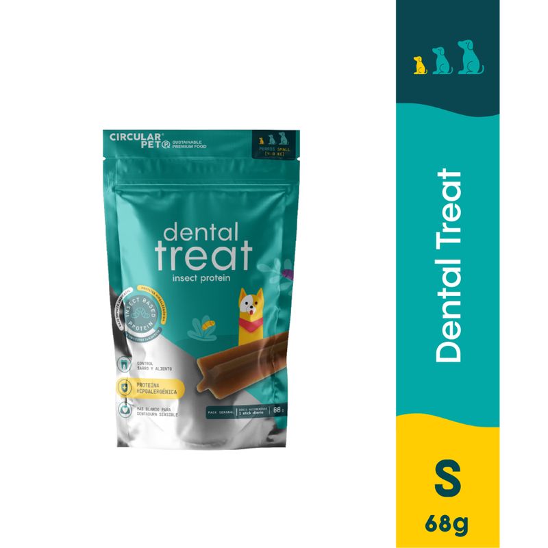 CIRCULAR PET - Snacks Dentales Hipoalergénicos Circular Pet Talla S
