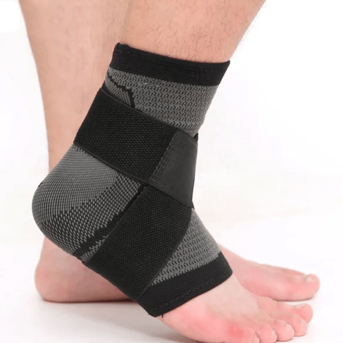 GENERICO - Tobillera Deportiva Venda de Compresión Doble Ajustable M