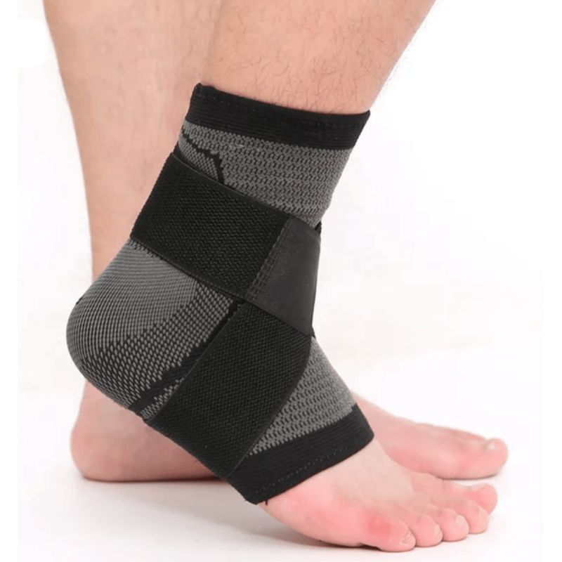 GENERICO - Tobillera Deportiva Venda de Compresión Doble Ajustable M