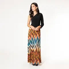 NATALIA SEGUEL - Falda Martina Zig Zag