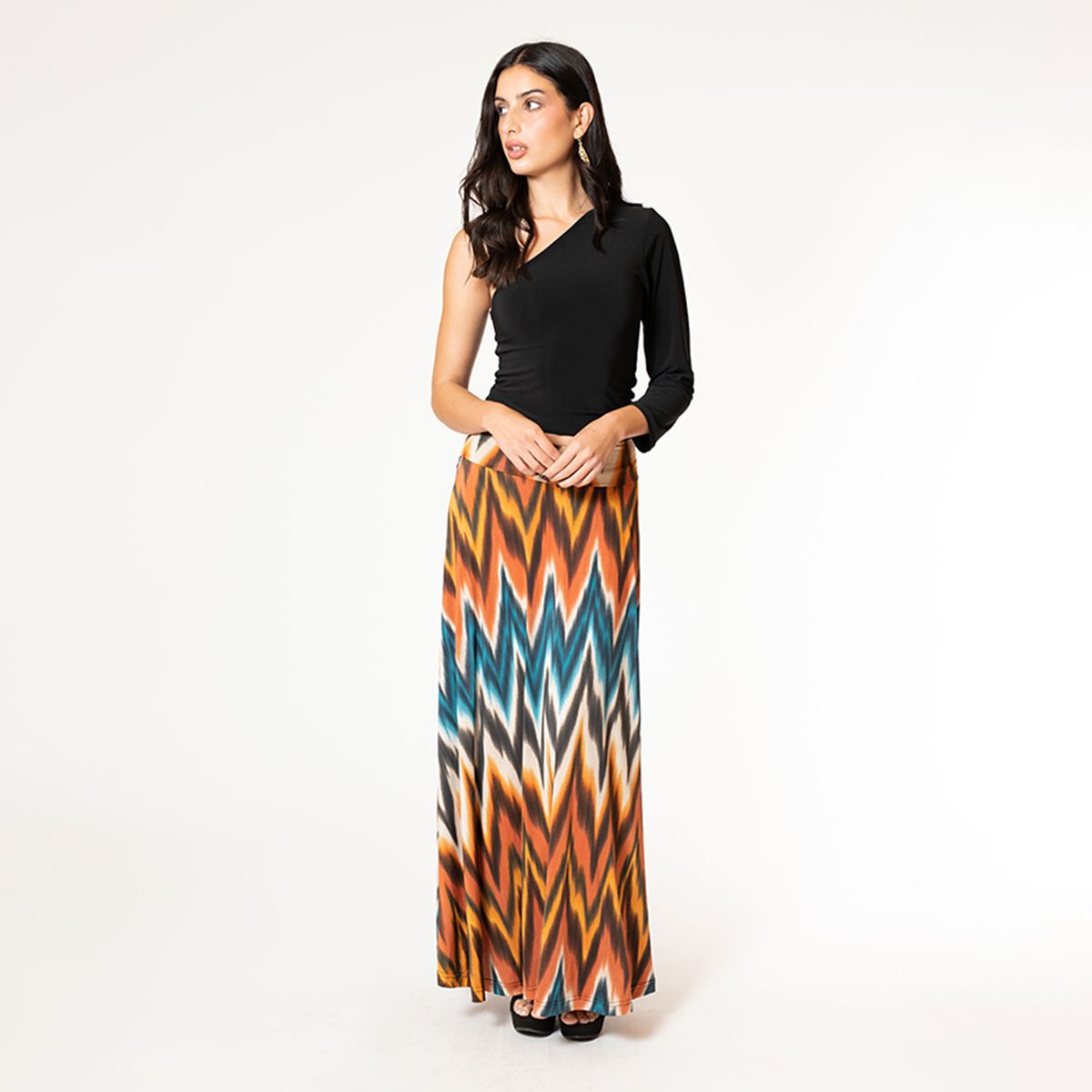 NATALIA SEGUEL - Falda Martina Zig Zag Natalia Seguel