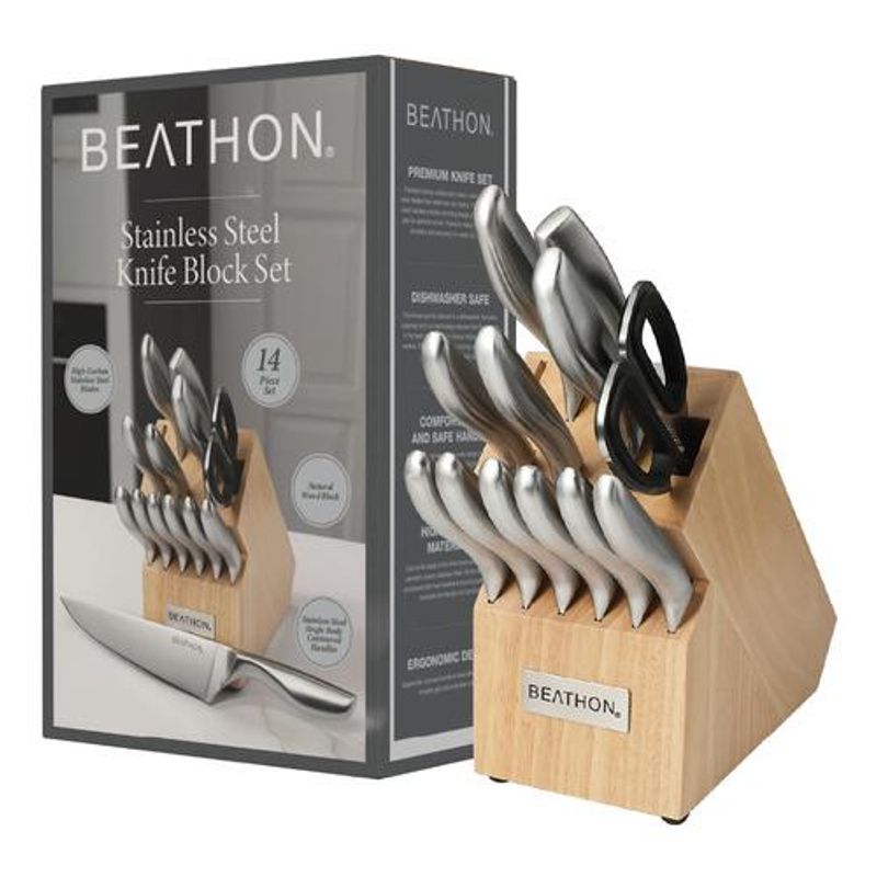 GENERICO - Cuchillos de Cocina Beathon Set Premium de Acero Inoxidable