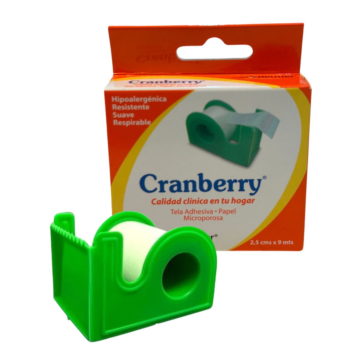CRANBERRY - Tela Adhesiva Papel Microporosa 25CM x 9M Cranberry Unidad