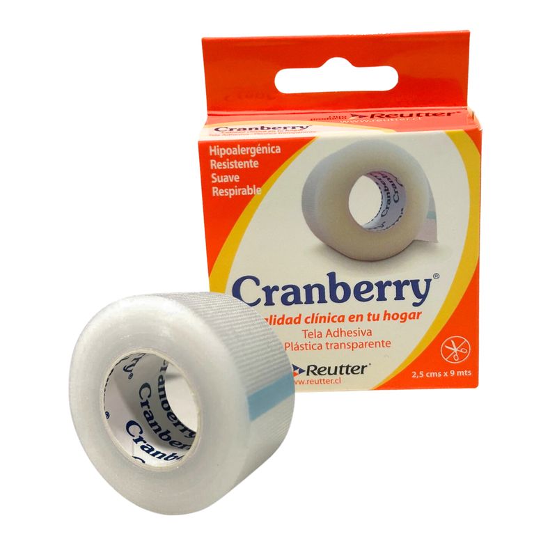 CRANBERRY - Tela Adhesiva Plástica Transparente 25CM x 9M Cranberry Unidad