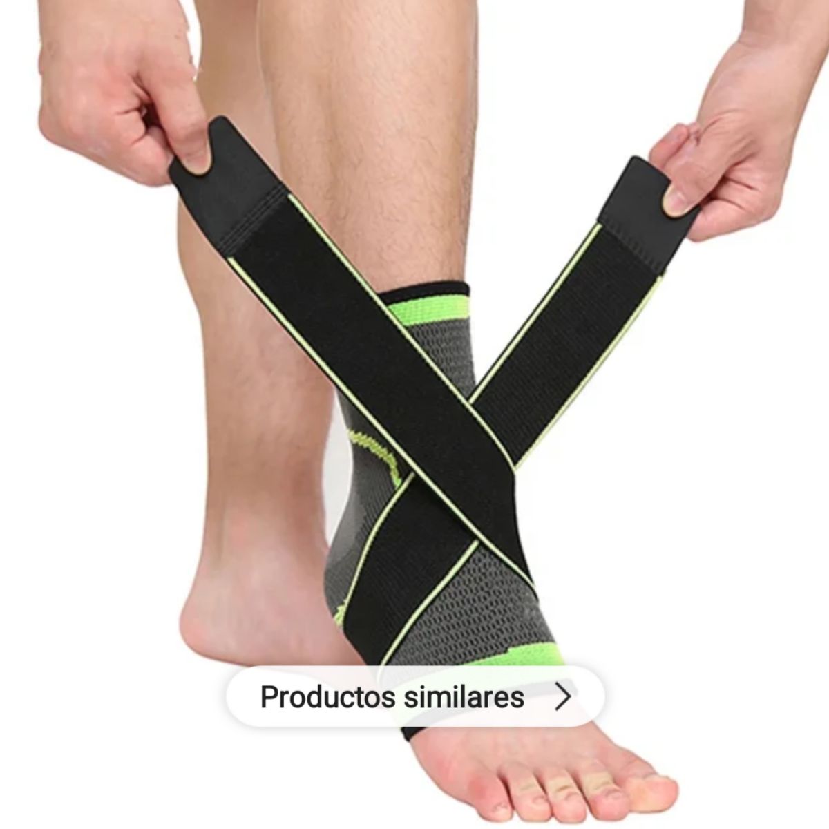 GENERICO - Tobillera Deportiva Venda de Compresión Doble Ajustable XL