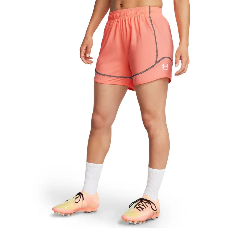 UNDER ARMOUR - Shorts Challenger Pro mujer Naranjo UNDER ARMOUR