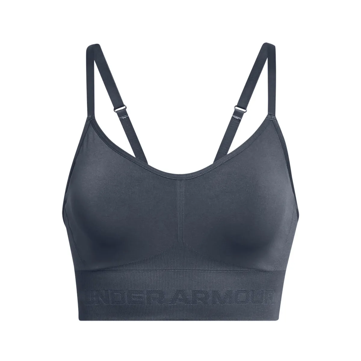UNDER ARMOUR - Sostén low seamless Train mujer Gris UNDER ARMOUR