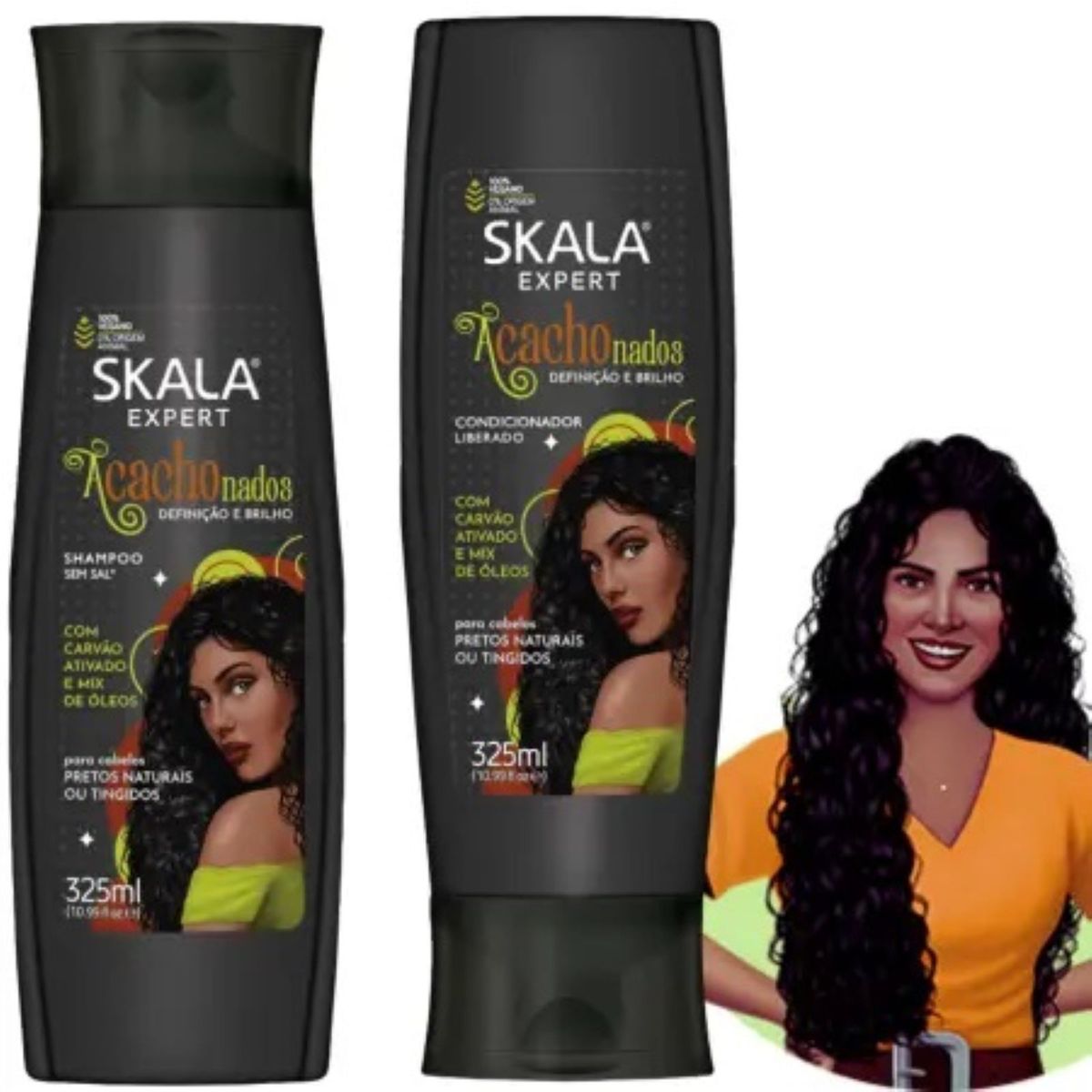 SKALA - KIT SHAMPOO Y ACOND ACACHONADOS SKALA EXPERT 650ML
