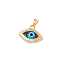 JB JOYAS BARON - Colgante de Oro 18kt Ojo Turco Circón