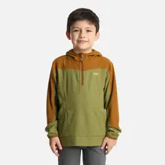 LIPPI - Polerón Niño Saltamontes Nano-F 1/4 Zip Hoody Mostaza