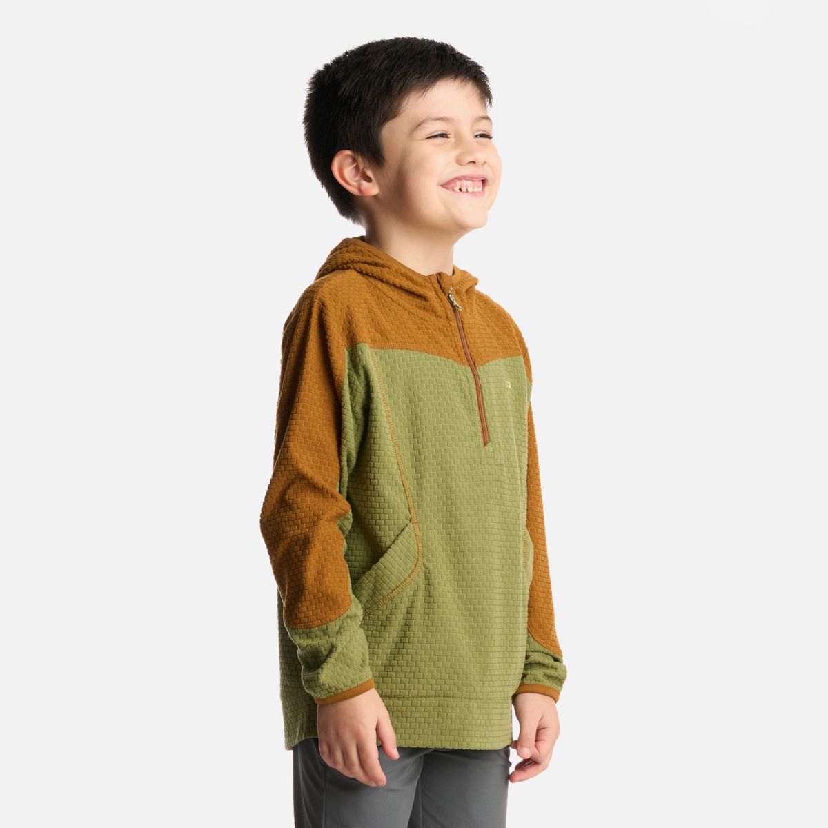 LIPPI - Polerón Niño Saltamontes Nano-F 1/4 Zip Hoody Mostaza Lippi