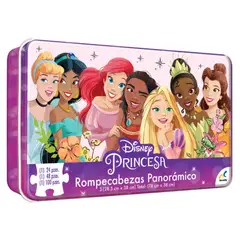 DISNEY - Puzzle Panorámico 3 En 1 Princesas De