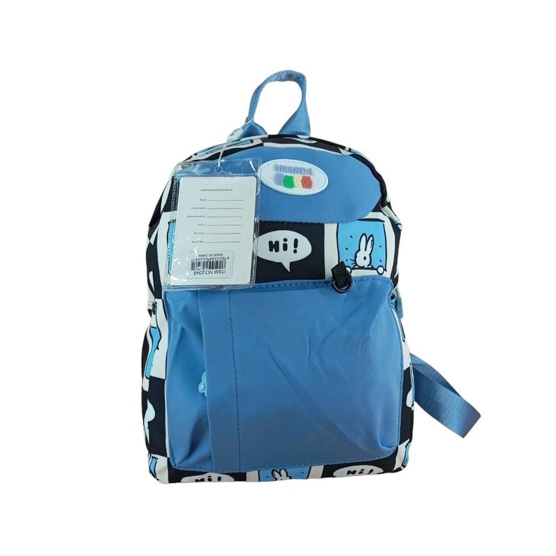 GENERICO - Mochila Urbana Juvenil Diseño Conejos Kawaii + Estuche