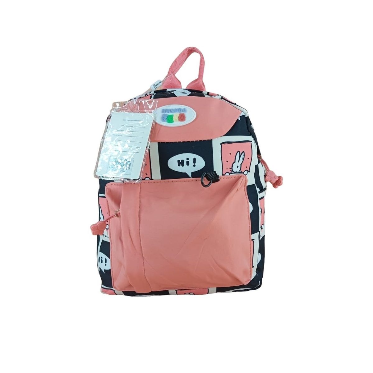 GENERICO - Mochila Urbana Juvenil Diseño Conejos Kawaii + Estuche