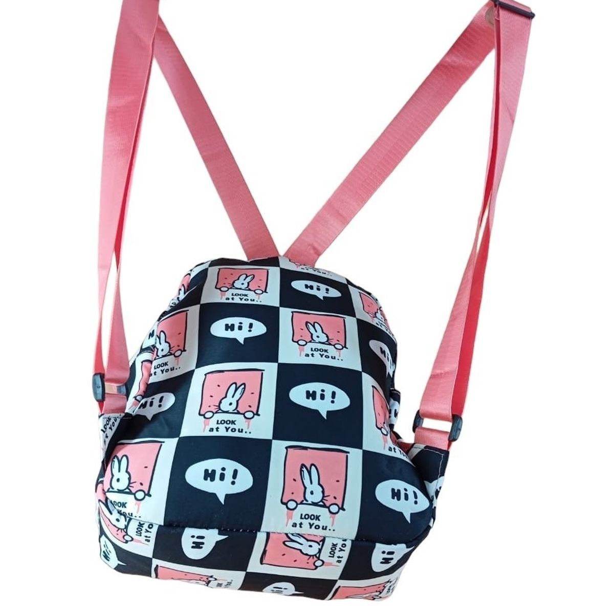 GENERICO - Mochila Urbana Juvenil Diseño Conejos Kawaii + Estuche
