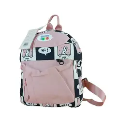 GENERICO - Mochila Urbana Juvenil Diseño Conejos Kawaii + Estuche